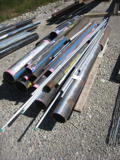 Pallet of Miscellaneous Pipe/Tube 1" to 8" Diameter and 2' to 6' Length.   