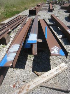 Wide Flange Beams 8"x 12"x 15', 10"x 4"x 18', 6"x 6", 10'.