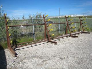 Pipe Rack w/ Contents 96"x 60"x 338". Note:  Buyer Responsible For Dismantling, Lifting & Loading. Items Must Be Removed by September 1, 2020, 4:00 PM.  Items Left Onsite After September 1, 2020 Will Be Considered Abandoned.