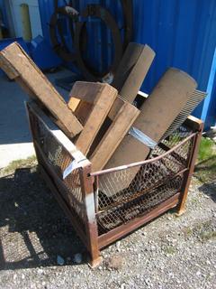 Parts Basket of Anti Fatigue Matts & Wooden Steps.