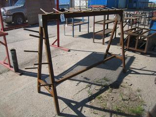 A-Frame Rack w/ Hooks. 57 x 88 x 28".