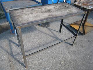 Metal Table. 36 x 50 x 24".