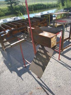 Custom Cutting Table Set Up for Chop Saw. (Approx.) 47"x24"x36".