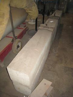 Concrete Barrier w/ Lifting Lugs.