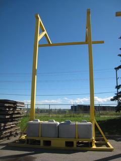 Two Person Overhead Fall Arrest System. U# PES 100. Base 7' x 15 1/2'. ~24' High. Material Test Report (MTR’s) Available. Note:  Buyer Responsible For Dismantling, Lifting & Loading. Items Must Be Removed by September 1, 2020, 4:00 PM.  Items Left Onsite After September 1, 2020 Will Be Considered Abandoned.