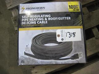 Self-Regulating Pipe & Roof Gutter De-Icing Cable.