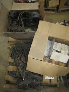 Pallet of 4" x 3/8" Manway Gaskets, Spindle/Spindle Holder, Sight Glass.