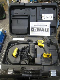 DeWalt 12VMax Cordless Inspection Camera, Model DCT410 with Case.