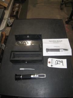 Portable Refractometer Hand Held Model with Case.