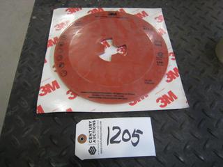 3m Extra Hard Backing Pad for 9" Grinder.