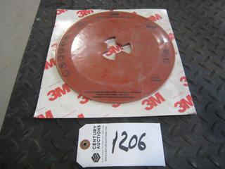 3m Extra Hard Backing Pad for 9" Grinder.