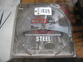 Morse Metal Devil 14" 667 x 1" Steel Cutoff Blade.