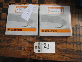 (2) Walter Turbo Action Backing Pad 7 x 5/8 x 1".