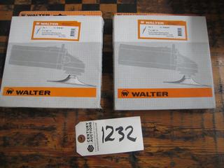 (2) Walter Turbo Action Backing Pad 7 x 5/8 x 1".