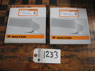 (2) Walter Turbo Action Backing Pad 7 x 5/8 x 1".