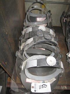 Lot of Face Shield Harness's & Shields.