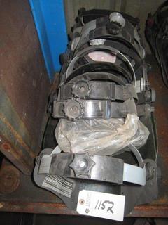 Lot of Face Shield Harness's & Shields.