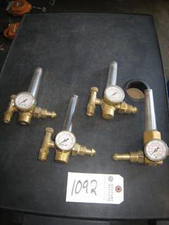 (4) Victor Flow Meters.