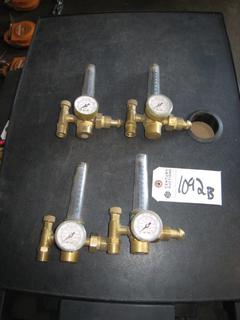 (4) Victor Flow Meters.