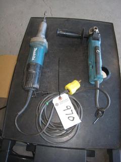 Makita Pencil Grinder & Makita 90 Drill.