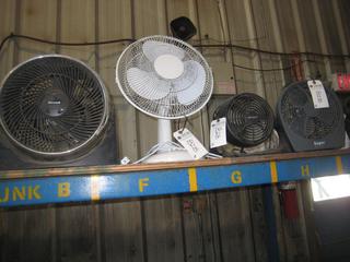 (4) Small Fans. 6" - 8" & 10".