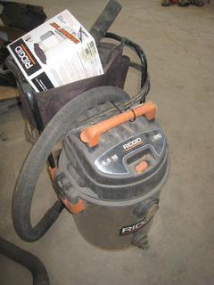 Rigid Shop Vac & Accessories. 16 Gallon. 6.5 HP. Patented SNR (Scroll Noise Reduction).