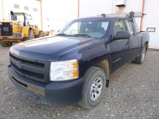 2012 Chev Silverado 4x4 P/U c/w A/C. Beacons with controls. Showing 256250 Kms. S/N 1GCRKPEA5CZ192690. Tested, working condition. Needs boost to start