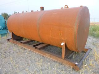 Tank on Skid 185". Note:  Buyer Responsible For any Dismantling, Lifting & Loading.
