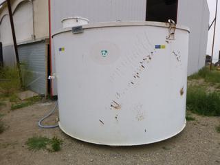 1996 Underwriters Lab of Canada 222 10,000L Diesel Tank w/ Attached Hose and Cable. Note* Buyer responsible for Lifting and Load Out