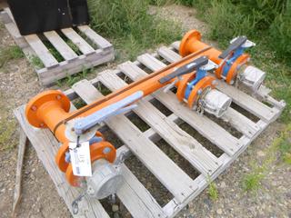 Pipe w/ Butterfly Valves. 