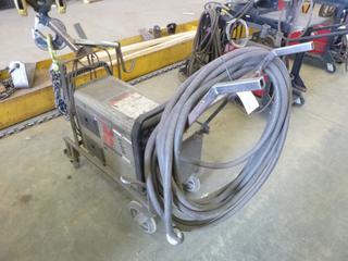 Hypertherm G3 Series Powermax 1000 Plasma Cutting Machine S/N 1000.056184 w/ Cart and Contents. 