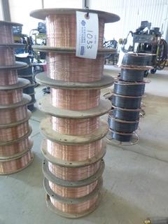 (8) Linde Solid Arc 115 Mild Steel Mig Welding Wire 9mm Diameter. 