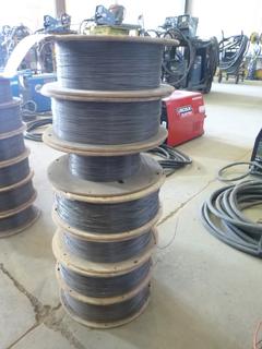 (7) Lincoln Electric Outershield 71 Supreme Welding Wires Diameter 1.1mm. 