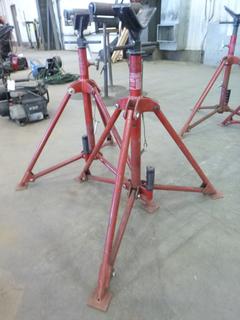 (2) Javlin Industrial L-Series Adjustable Tri-Pod Stands. 