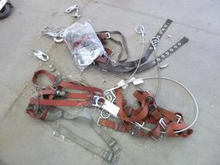 Safety Harness w/ Safety Cables. 