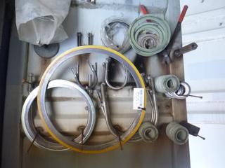 Miscellaneous Rings and U-Bolts w/ Cables. 