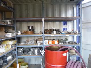 (3) Metal Shelves 51"x 18"x 7' and 51"x 24"x 8'. Buyer Responsible for Removal, Not Available for Pick-Up Until Final Day. 