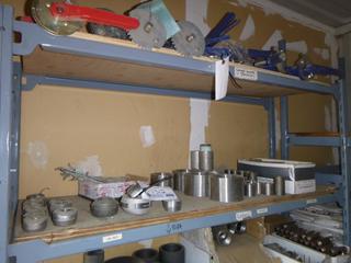 Shelf of Fittings and Bolts. 