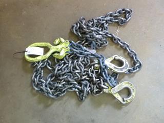 2 Leg Chain Sling, 18' Per Leg. 