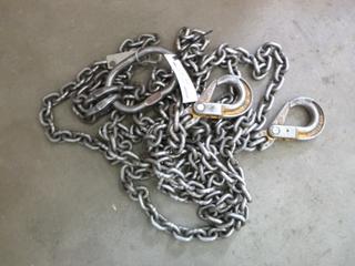 2 Leg Chain Sling, 12' Per Leg. 