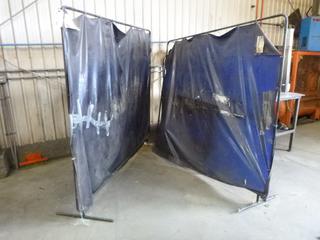 (2) Welding Curtains 6'x 8'. 