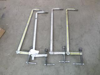 (4) 2' Bessey C-Clamp. 