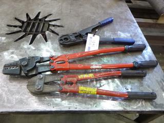 Crimper Tools and Bolt Cutter. 