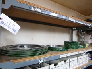 Shelf of Spiral Wound Gasket Rings. 