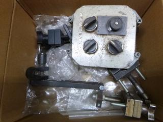 Miscellaneous Track Welder Parts and Electrical Control Box. 