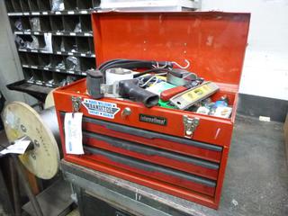 Lockable Tool Box w/ Contents. 