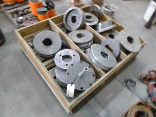 Pallet of Flanges. 