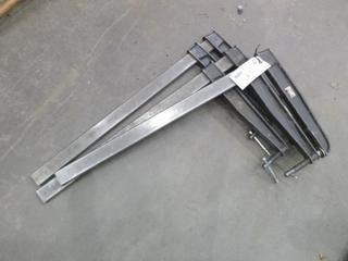 (3) 30" Bessey C-Clamps. 