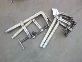 (4) 17" Bessey C-Clamps. 