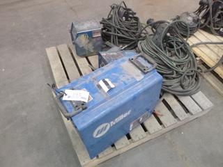 Miller XMT 350 Welder, (2) Miler Wire Feeders. 